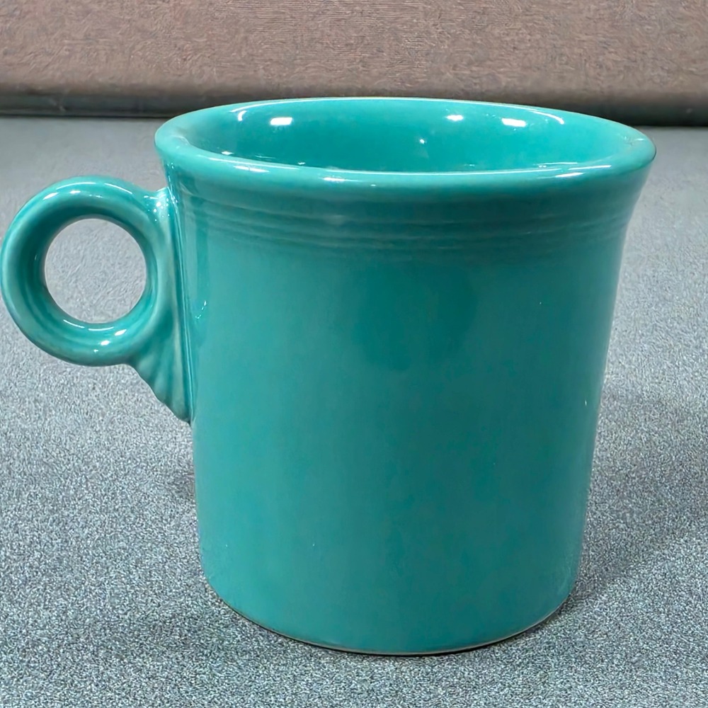 Fiesta Mug Turquoise Excellent Ring Handle Ceramic Coffee Cup